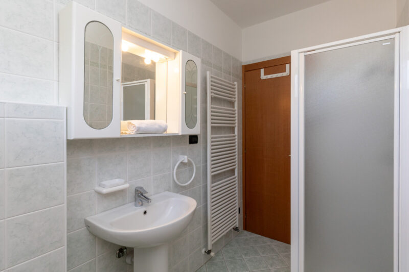 Bagno dell'Appartamento Trilocale La Vigna a Malcesine