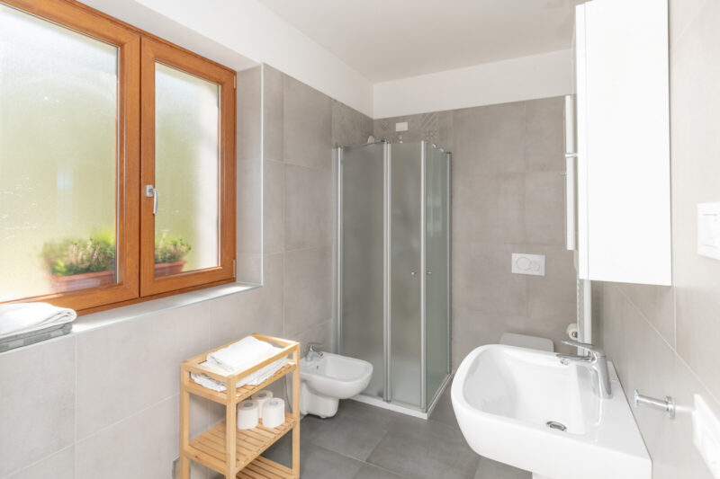 Bagno dell'Appartamento Vacanze La Vigna a Malcesine